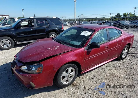 2005 Pontiac Grand Prix Gt из США, поврежденный, VIN 2G2WS522651249242